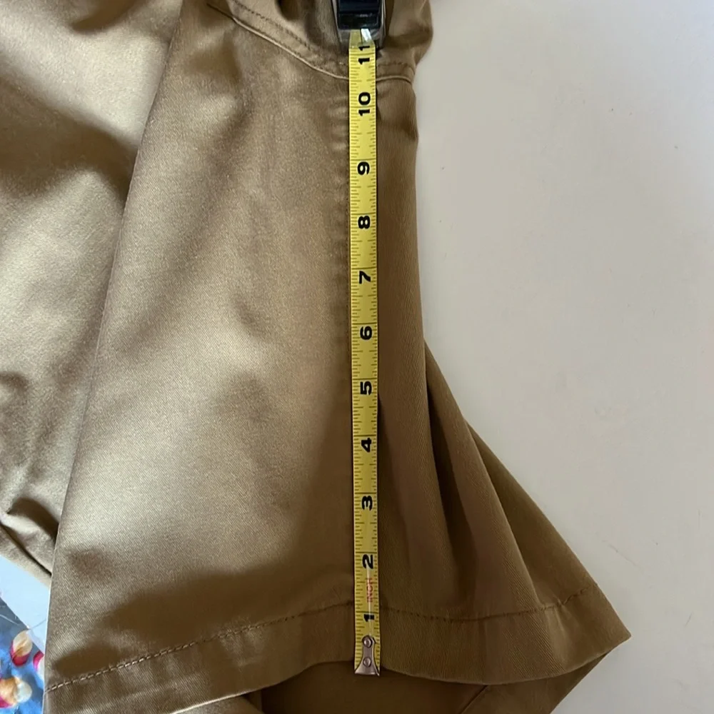 Mens Volcom True to This Khaki Chino Flat Front Shorts Size 34 11